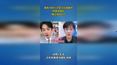 泸定明星网红捐款,共筑希望捐款行动